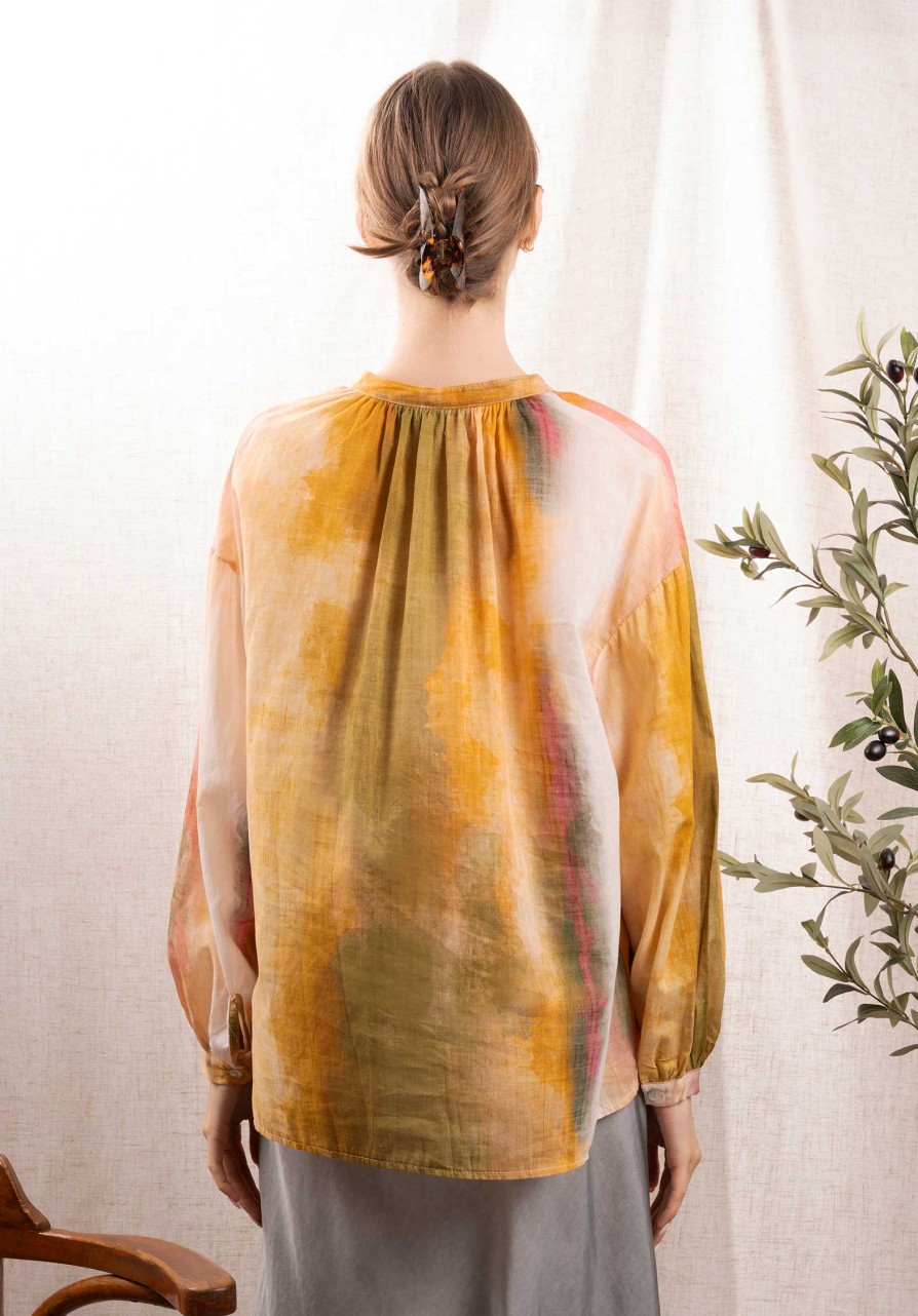 RUE MADAME Tops & Shirts | Blouse 18718 Yellow-Gradient