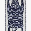 INOUI Shop Scarfs & Belts | Double-Sided Beach Towel Drap De Plage Todd De17Stod04 Blue