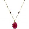 SHARING All Jewelry | Necklace Tibetan Rubellite-Red