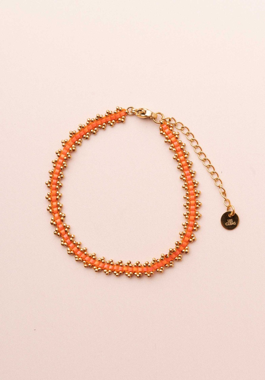 LES CLEIAS All Jewelry | Bracelet Daisy Bracelet Orange