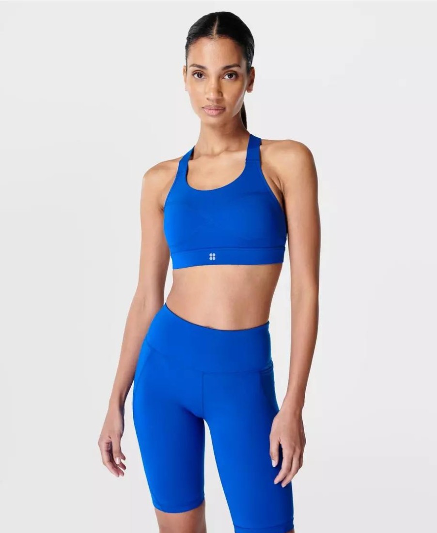 SWEATY BETTY Underwear | Power Medium Impact Sports Bra Sb8993 Lightning-Blue