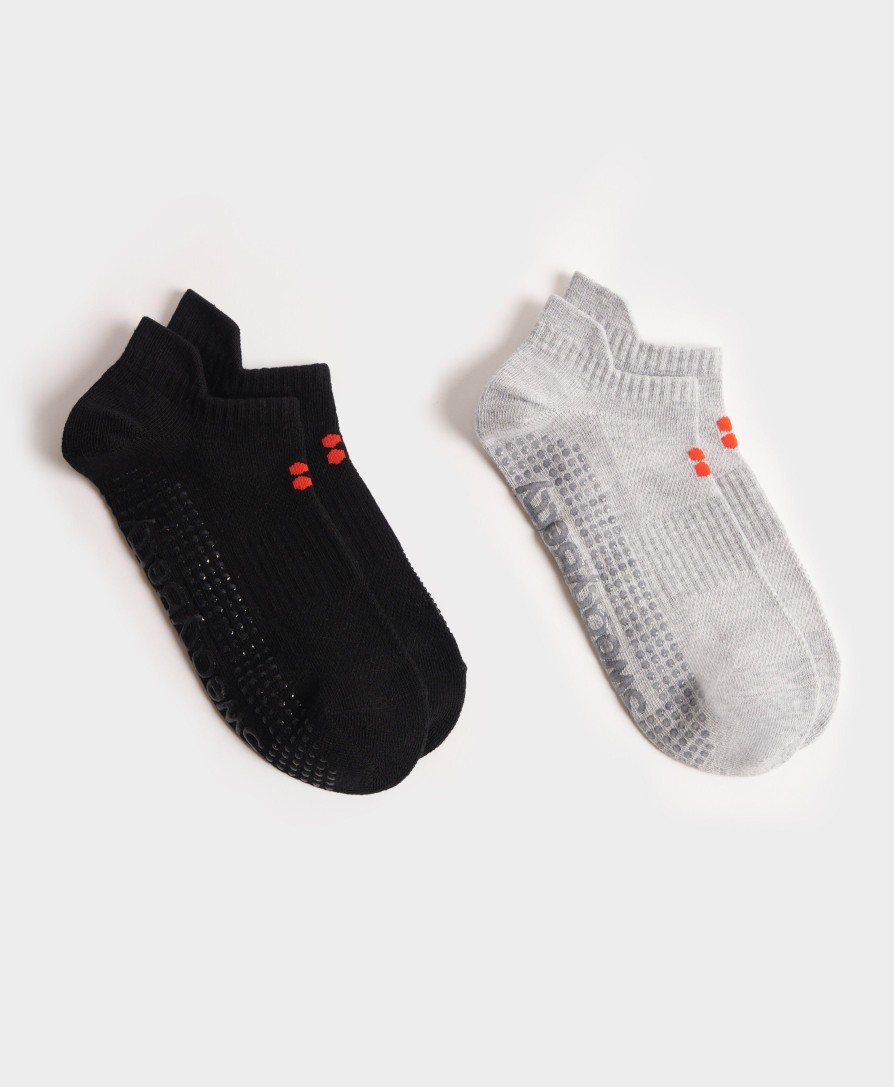 SWEATY BETTY All Shoes & Socks | Barre Gripper Socks 2 Pack Sb6827 Black-Multi