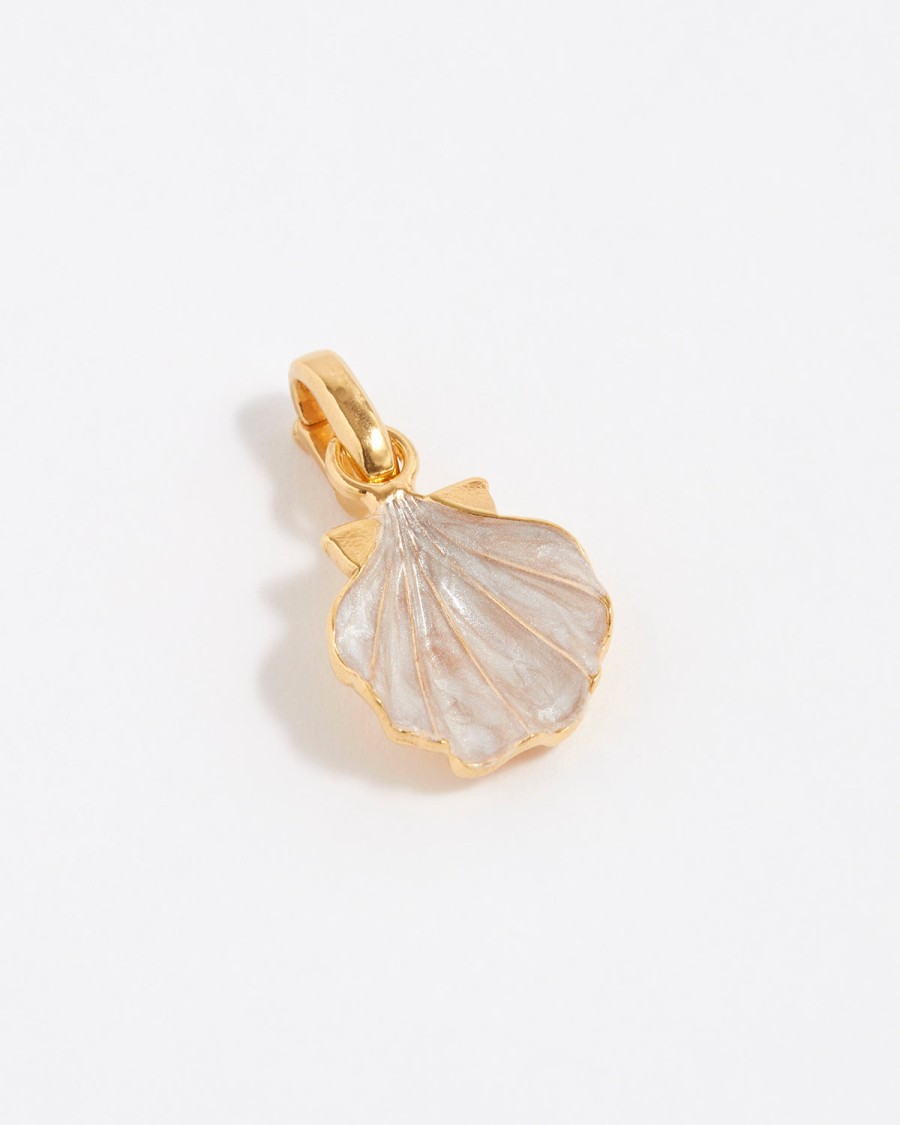 SORU All Jewelry | Pendant Ariel Mini Charm Gold-White