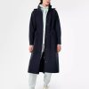 SWEATY BETTY Coats | Motion Longline Parka Sb8478 French-Navy-Blue