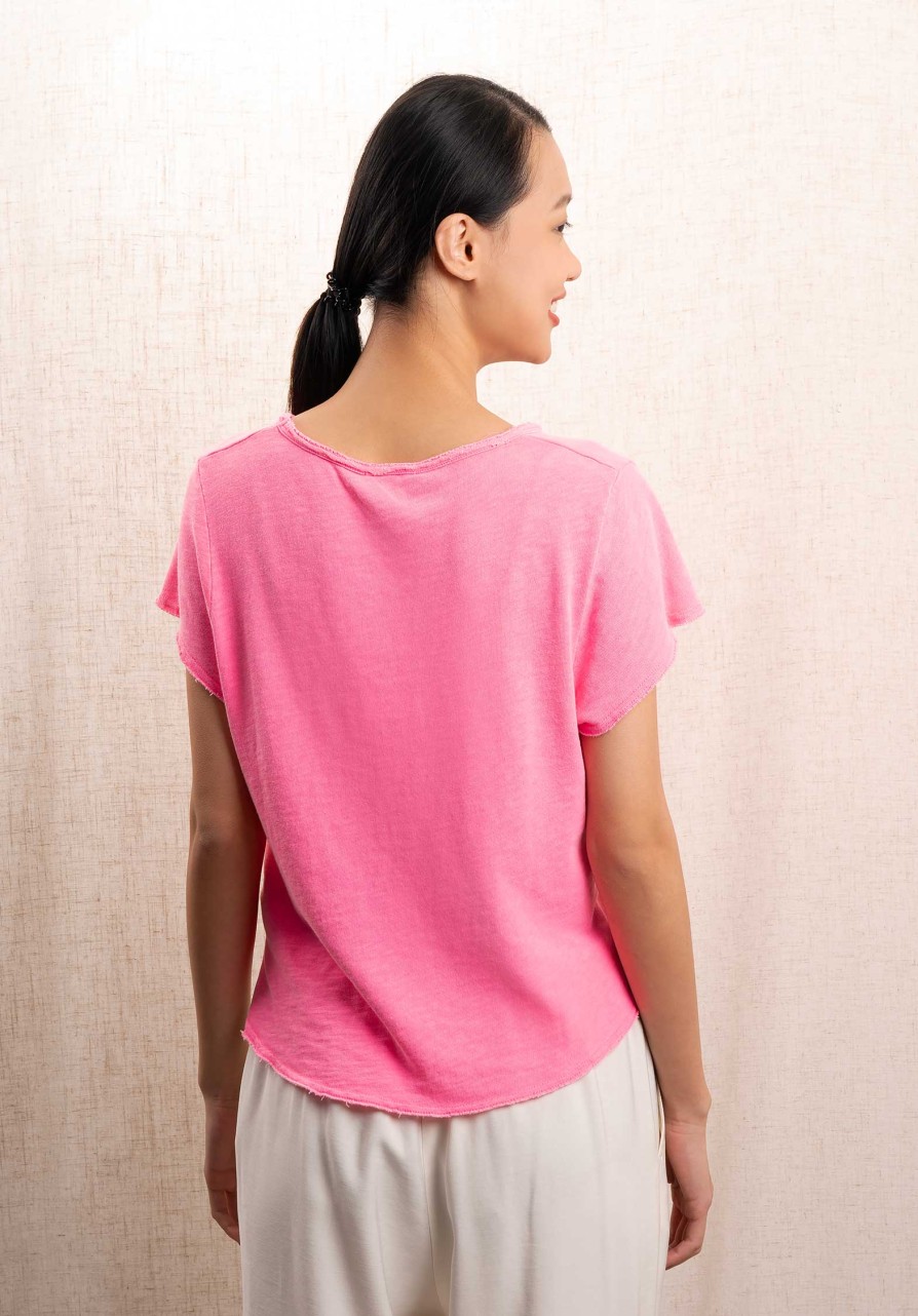 AMERICAN VINTAGE Tops & Shirts | Tshirt Son02Ag Pink-Acid-Flu