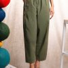 RUE MADAME Pants & Shorts | Summer Magic Pants 21469 Military-Green