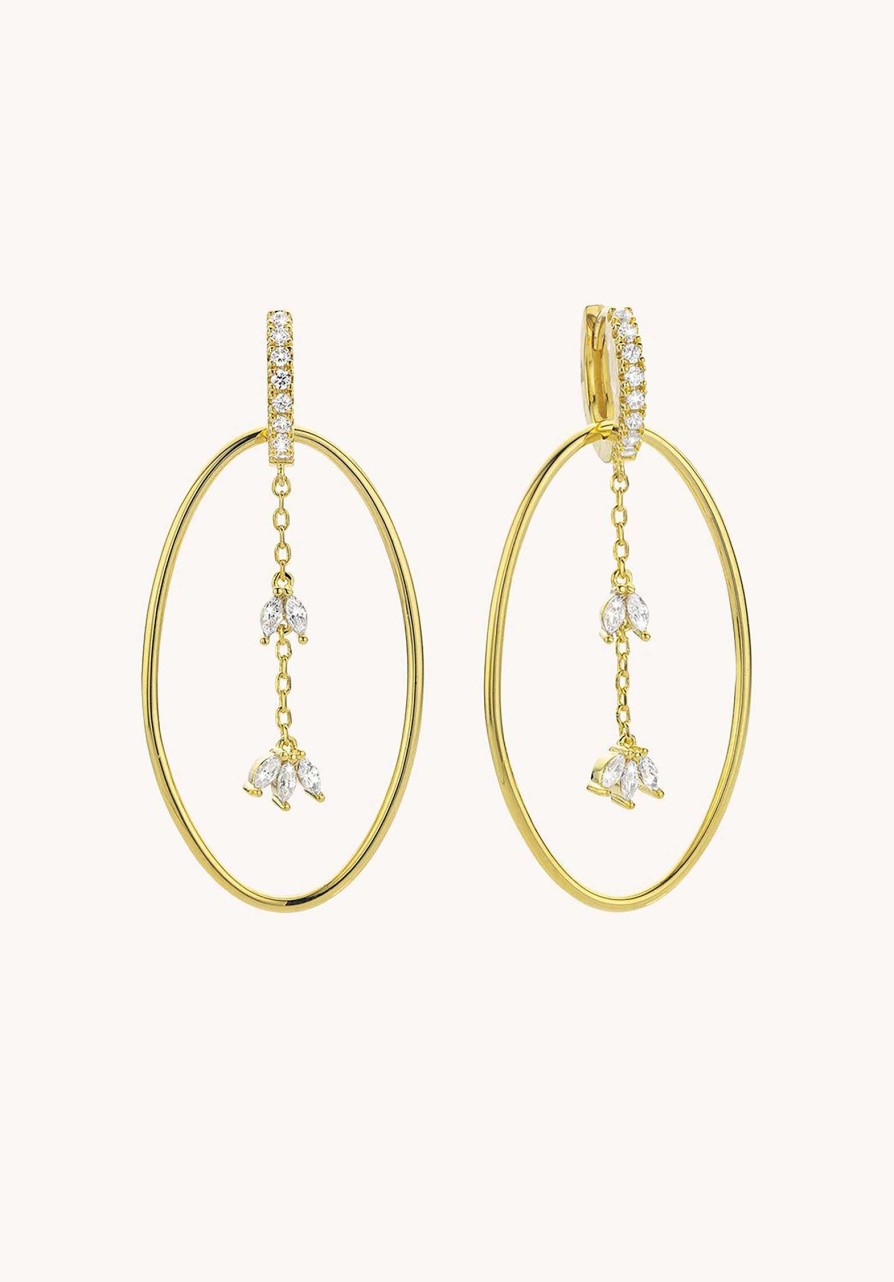 MYA BAY All Jewelry | Earring Royal Magnolia Bo-245G Gold