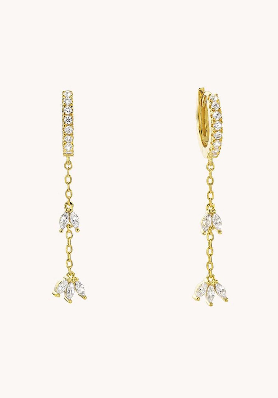 MYA BAY All Jewelry | Earring Royal Magnolia Bo-245G Gold