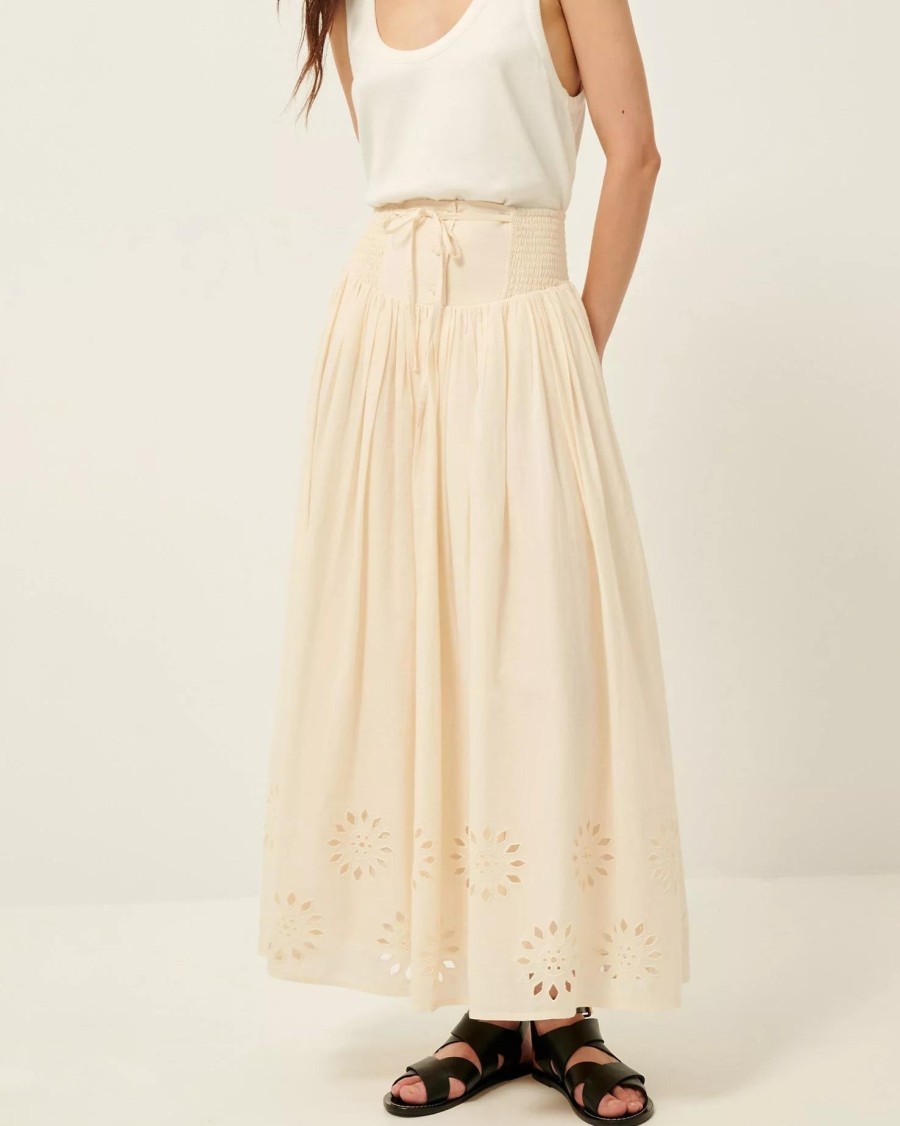 SESSUN Skirts | Skirt Halong Soleia Fleur-De-Sel