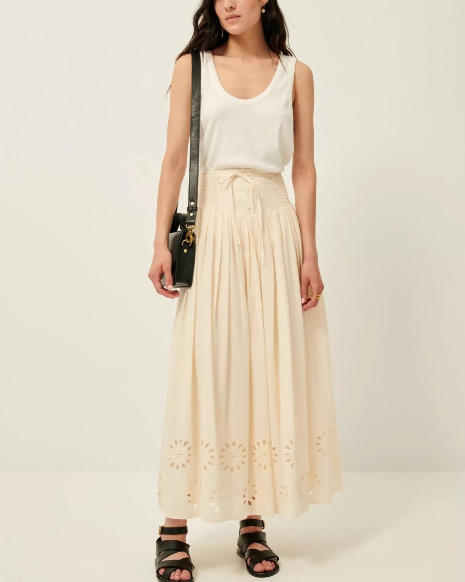 SESSUN Skirts | Skirt Halong Soleia Fleur-De-Sel