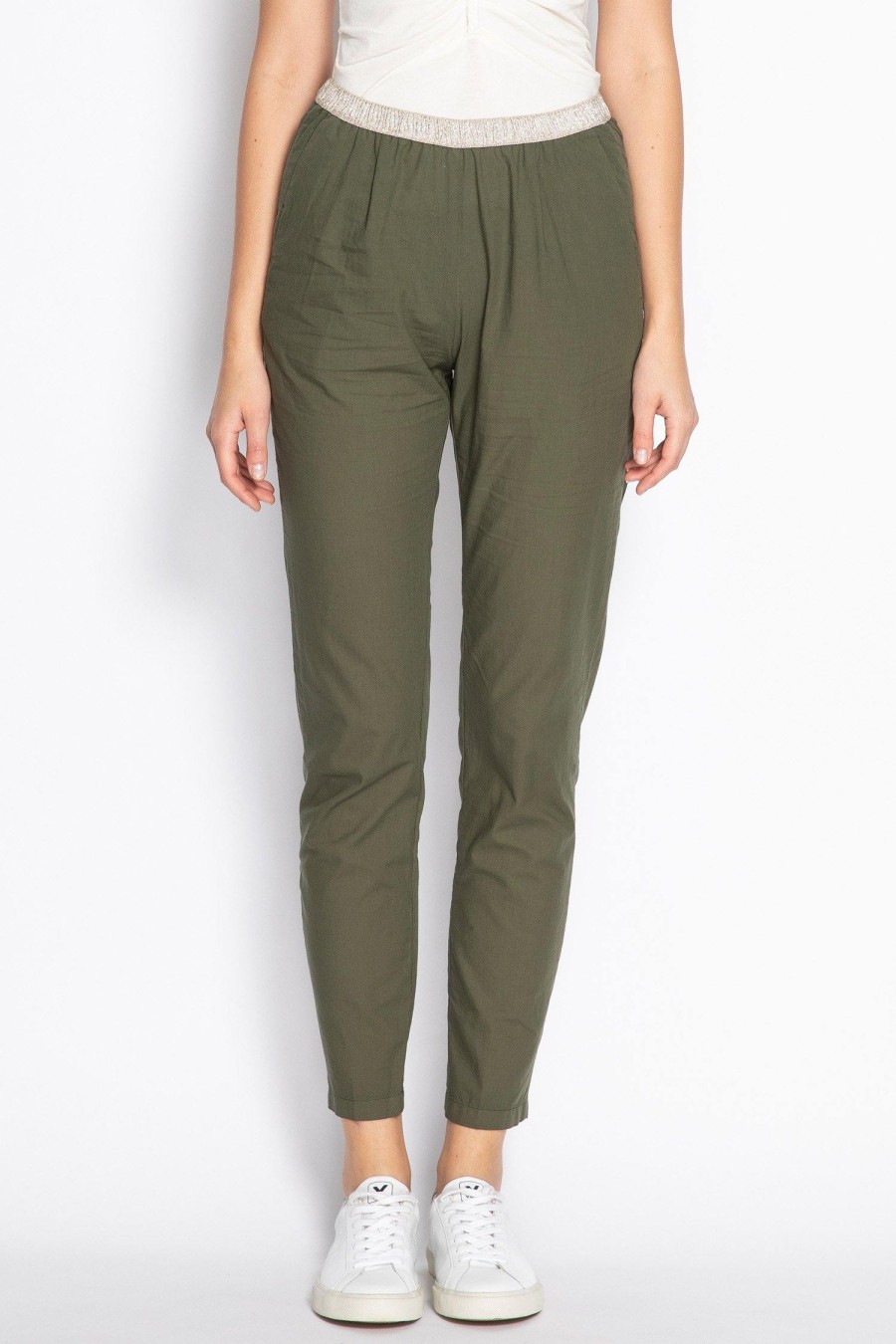 HARTFORD Pants & Shorts | Pants Pove Cotton 61-Army