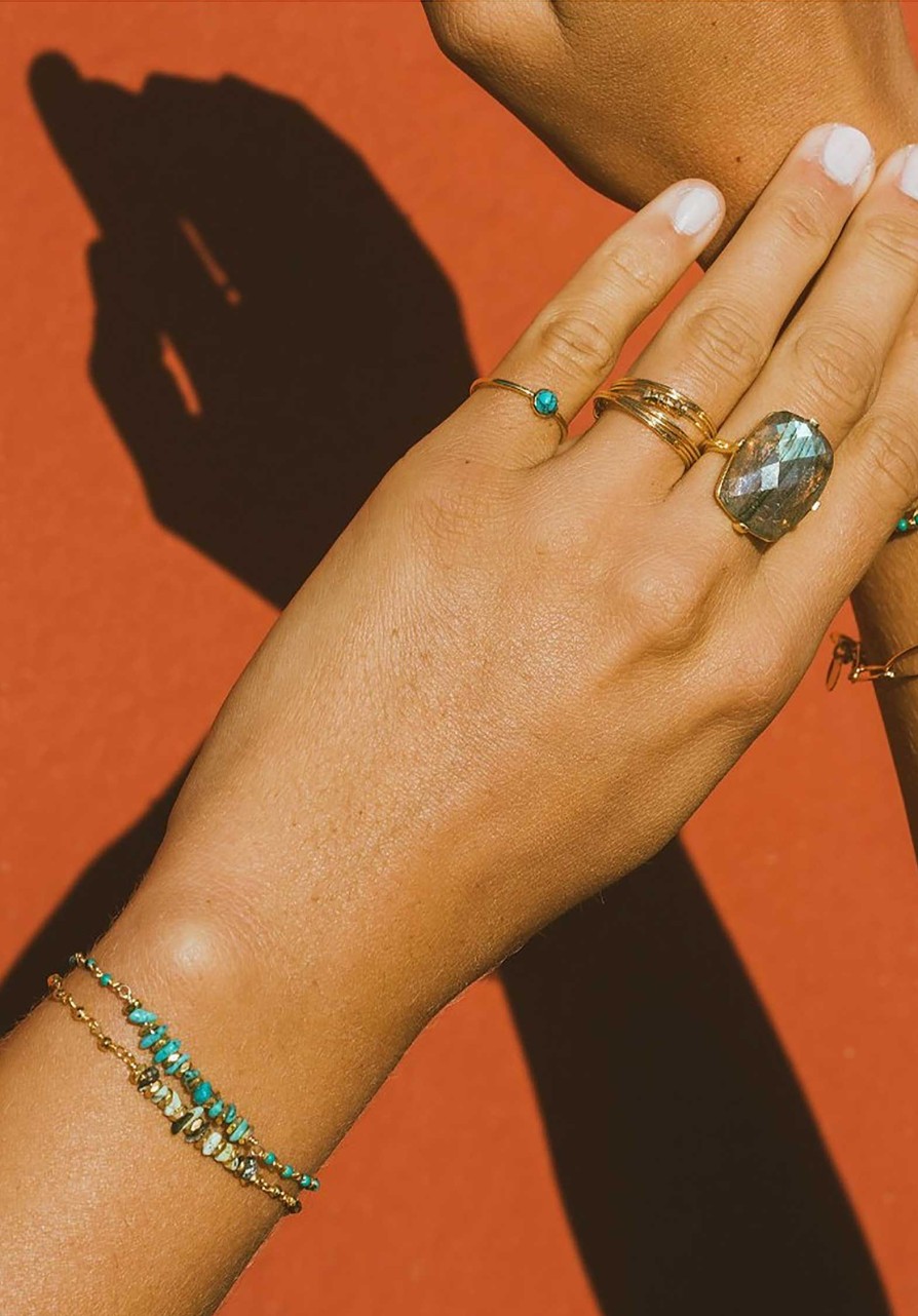 UNE A UNE All Jewelry | Bracelet 2Brat Turquoise