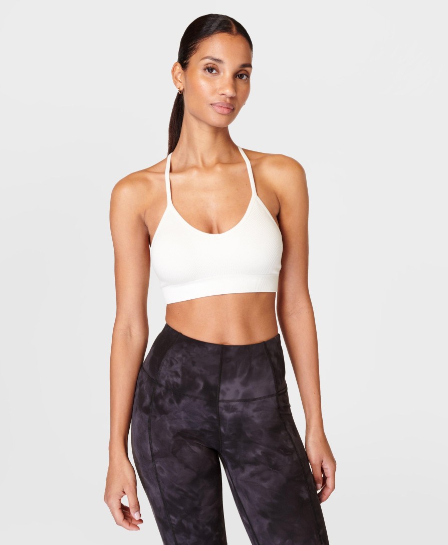 SWEATY BETTY Underwear | Mindful Seamless Yoga Bra Sb9432 Lily-White