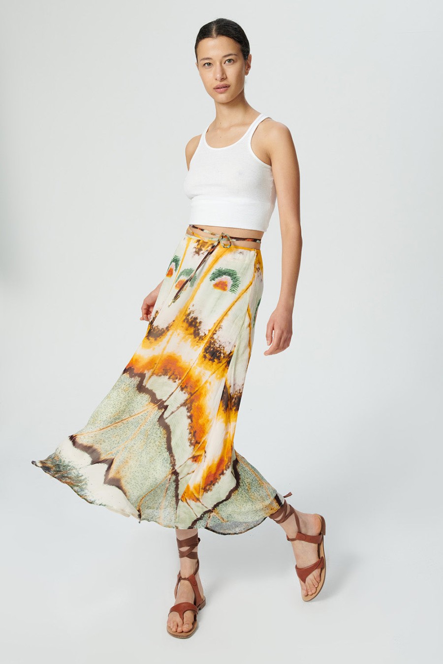 CHUFY Skirts | Skirt Jasmine Jasmine Skirt Petal-Skin-Yellow