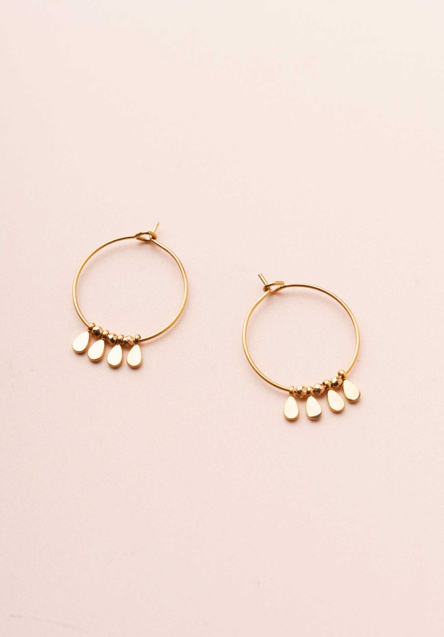 LES CLEIAS All Jewelry | Earring Melissa Creoles Gold