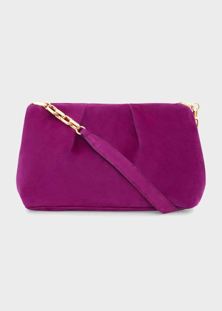 HOBBS Shop By Style | Clifton Clutch 0124/1243/020000 Magenta-Purple