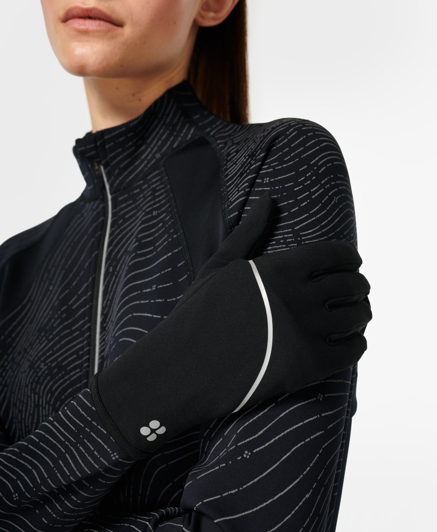 SWEATY BETTY Shop By Style | Swiftie Run Gloves Sb8524 Black