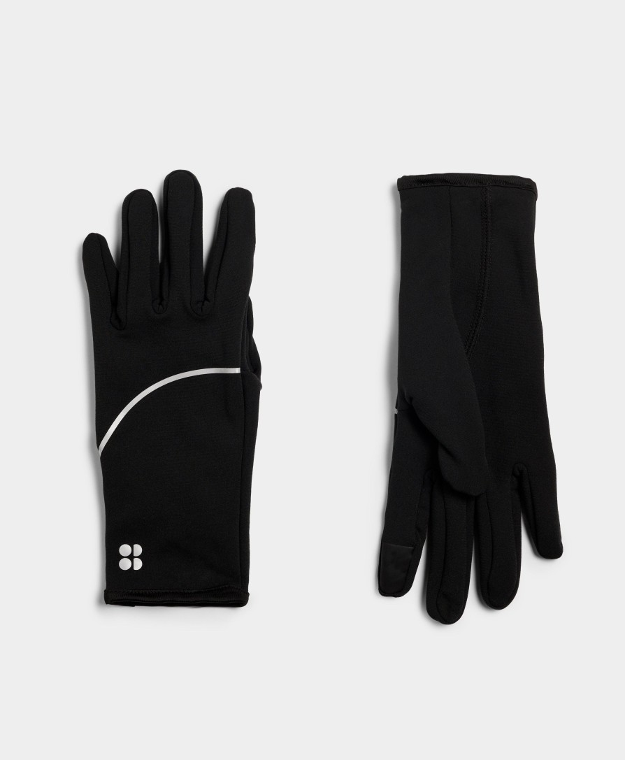 SWEATY BETTY Shop By Style | Swiftie Run Gloves Sb8524 Black