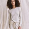 THE GREAT Tops & Shirts | Tshirt The Long Sleeve Washed-White