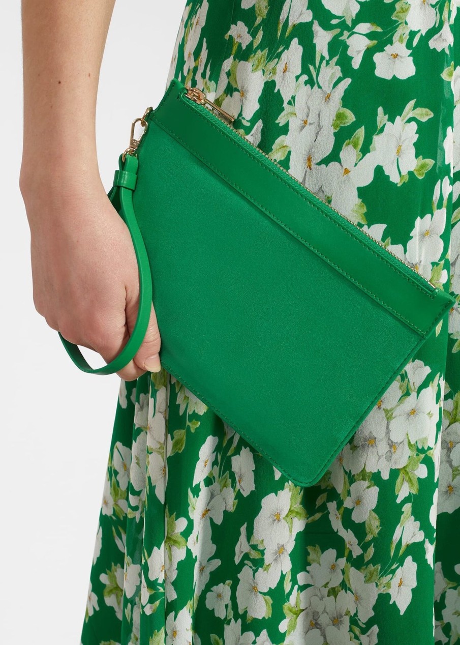 HOBBS Shop By Style | Lundy Wristlet 0124/1287/020000 Cilantro-Green