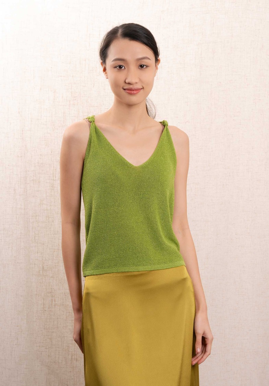 GARANCE Tops & Shirts | Blouse Girolle Knitted 42-Olive