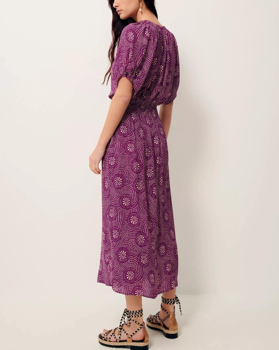 SESSUN Dresses & Jumpsuits | Dress Amber Plum-Kamni