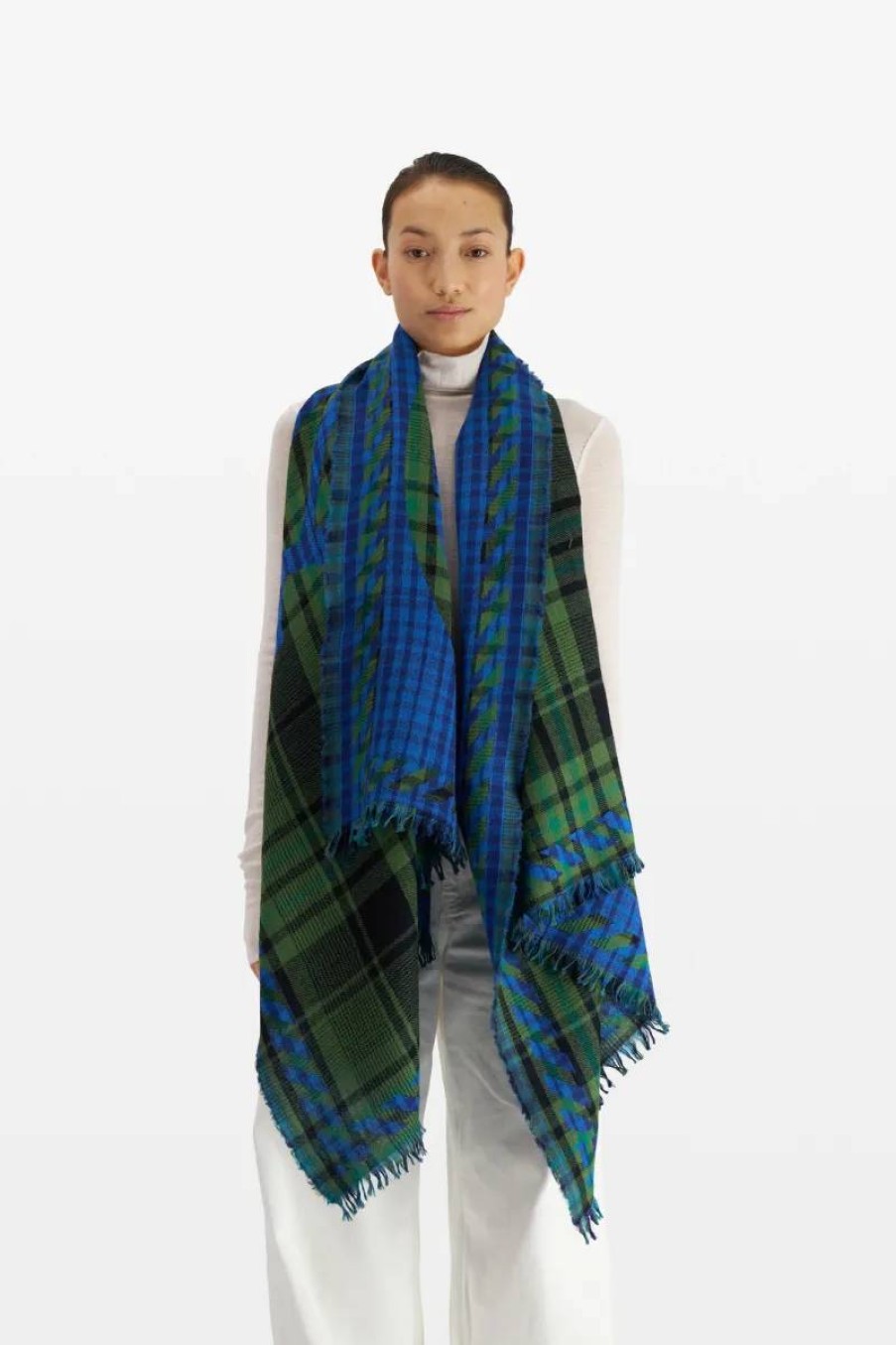 INOUI Shop Scarfs & Belts | Scarf Et181Ja10 Green