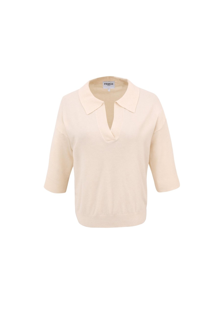 FRNCH Sweaters & Cardigans | Pullover Ms24-06 Plume Beige