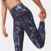 SWEATY BETTY Leggings | Super Soft 7/8 Yoga Leggings Sb6916A 78 Blue-Leopard-Shadow