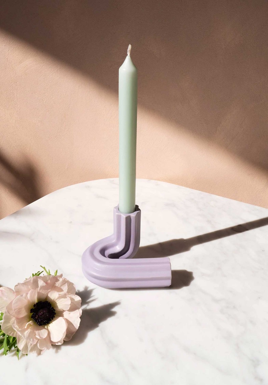 OCTAEVO Candle & Diffusers | Candle H Candle Holder Lilac