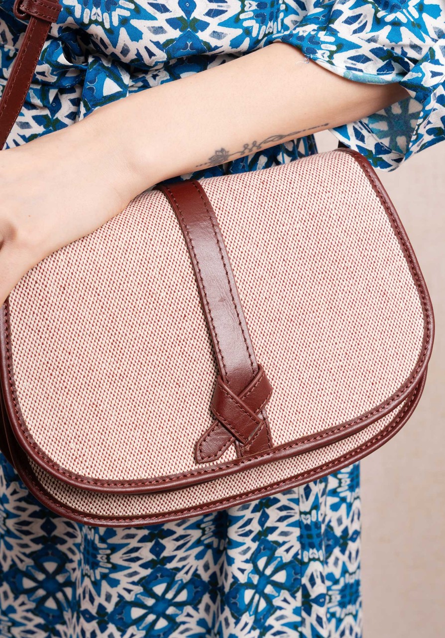 PETITE MENDIGOTE All Bags | Crossbody Bag Sedro Toile Bordeaux