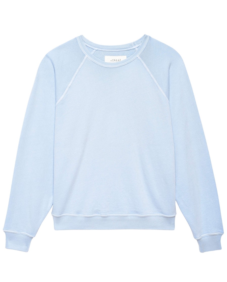 THE GREAT Sweaters & Cardigans | Sweatshirt T744085 Shrunken Bluebell