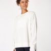 SWEATY BETTY Sweaters & Cardigans | After Class Crop Sweatshirt Sb5622C Lily-White