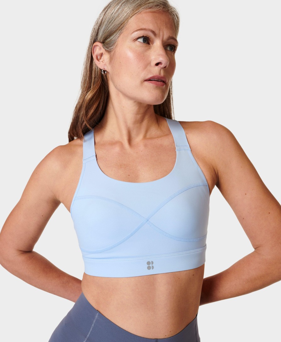 SWEATY BETTY Underwear | Power Medium Support Sports Br Sb8993 Breeze-Blue