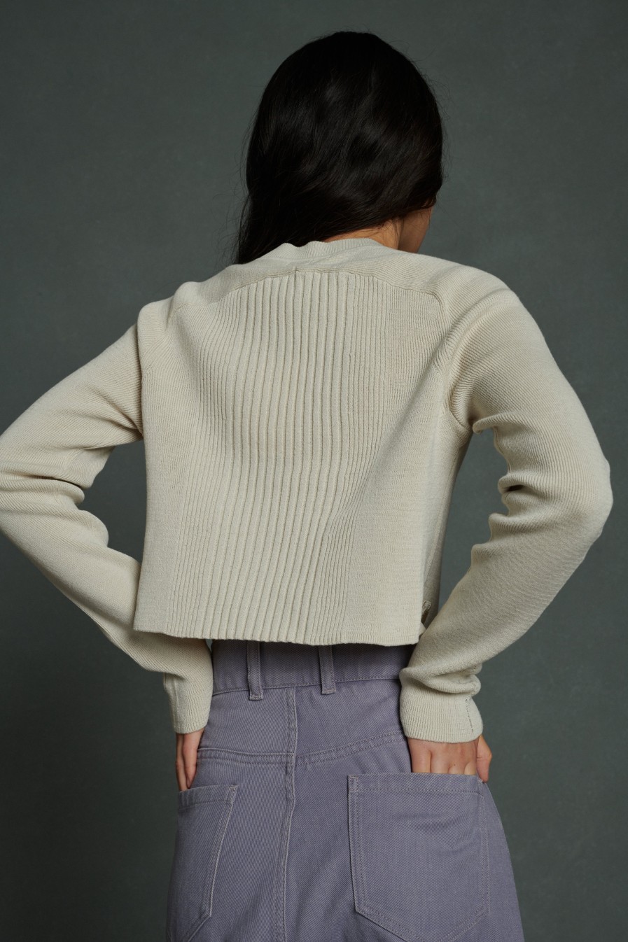 SOEUR Sweaters & Cardigans | Cardigan Adonis 1410 Mastic