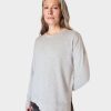 SWEATY BETTY Sweaters & Cardigans | After Class Longline Sweatshir Sb8985B Light-Grey-Marl