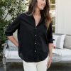 FRANK AND EILEEN Tops & Shirts | Shirt Eileen Eileen Featherwe Black