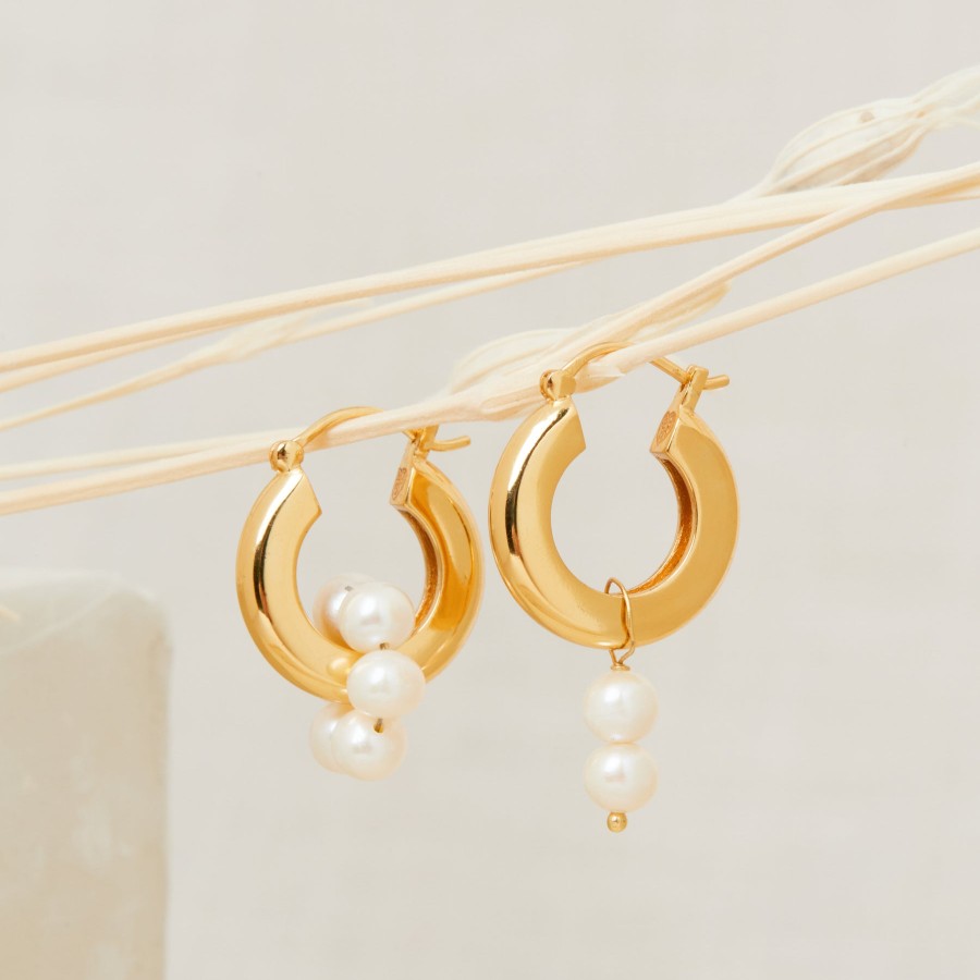 FEEKA All Jewelry | Earring 6Boo0266 Florencia Perle-Blanc