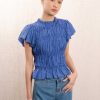 SEA NY Tops & Shirts | Blouse Siya Silk Tank T Ss24-128 Blue