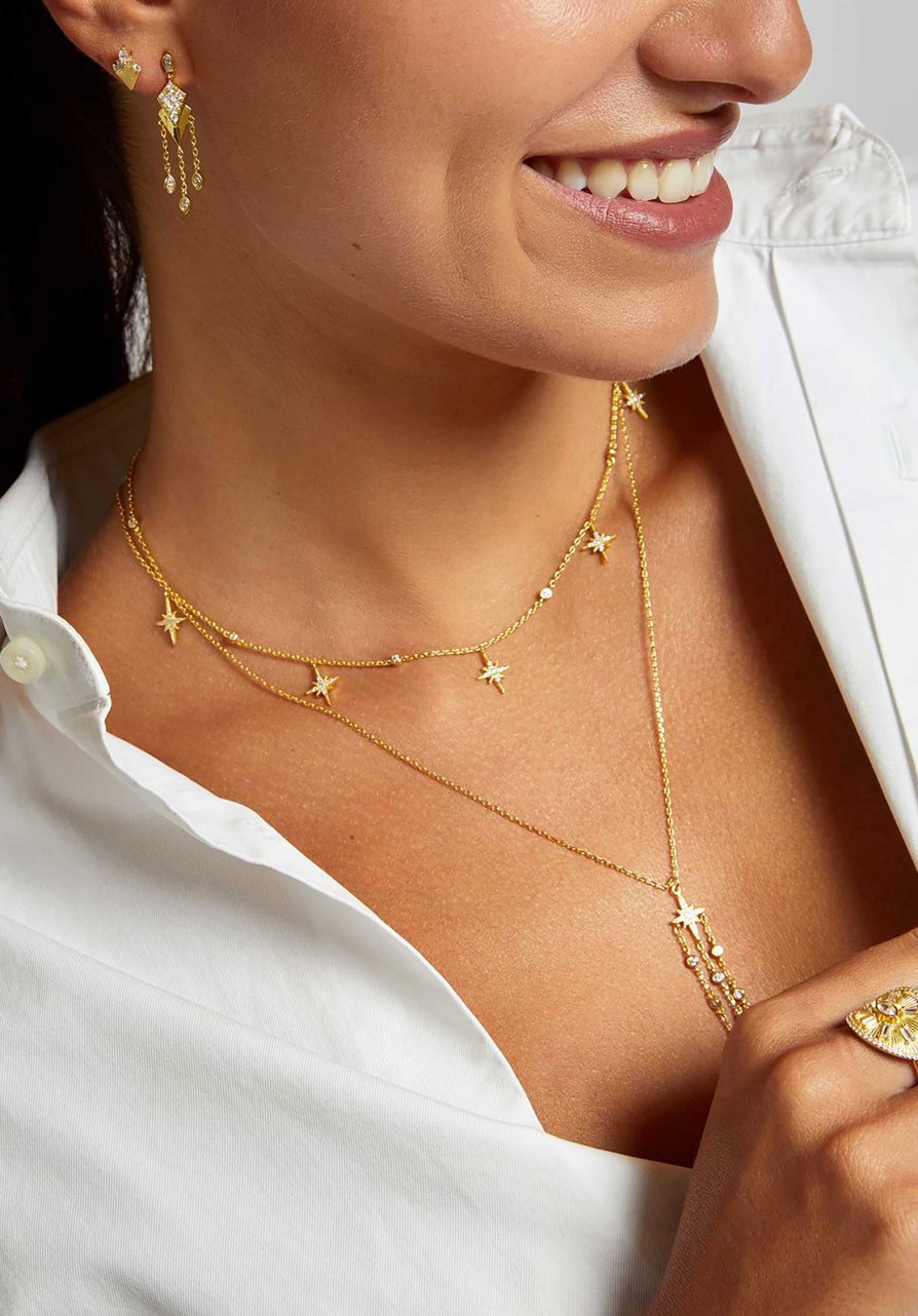 MYA BAY All Jewelry | Necklace Constellation Co-231G Gold