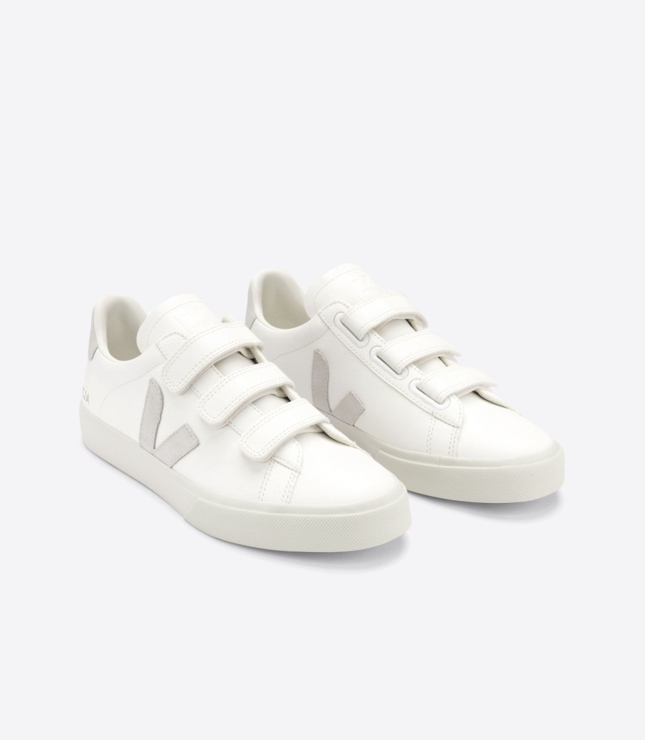 VEJA All Shoes & Socks | Shoes Recife Logo Chromefree Leather Rc0502919 White-Natural