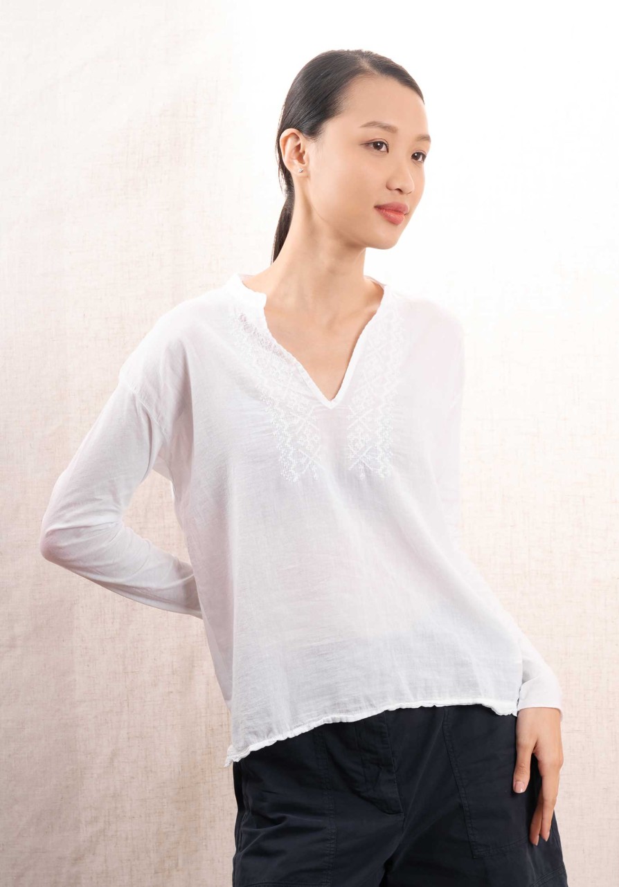 HARTFORD Tops & Shirts | Blouse Tupton Bbti501 01-White