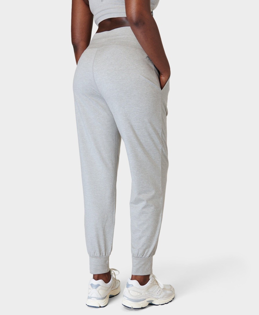 SWEATY BETTY Pants & Shorts | Gaia Yoga Pants Marl Sb9555B Light-Grey-Marl