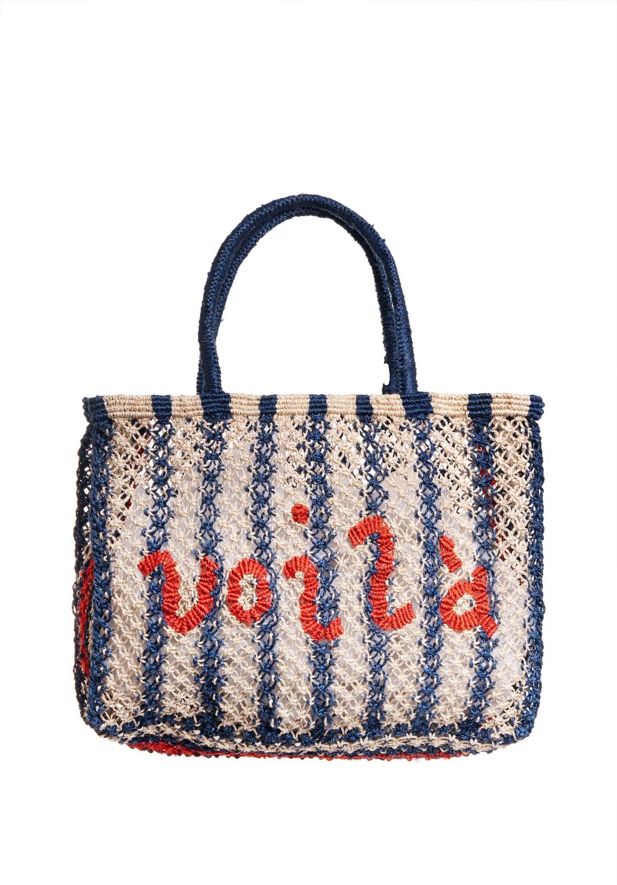 THE JACKSONS All Bags | Beach Bag Voila S Voila Stripes S Nat-Indigo