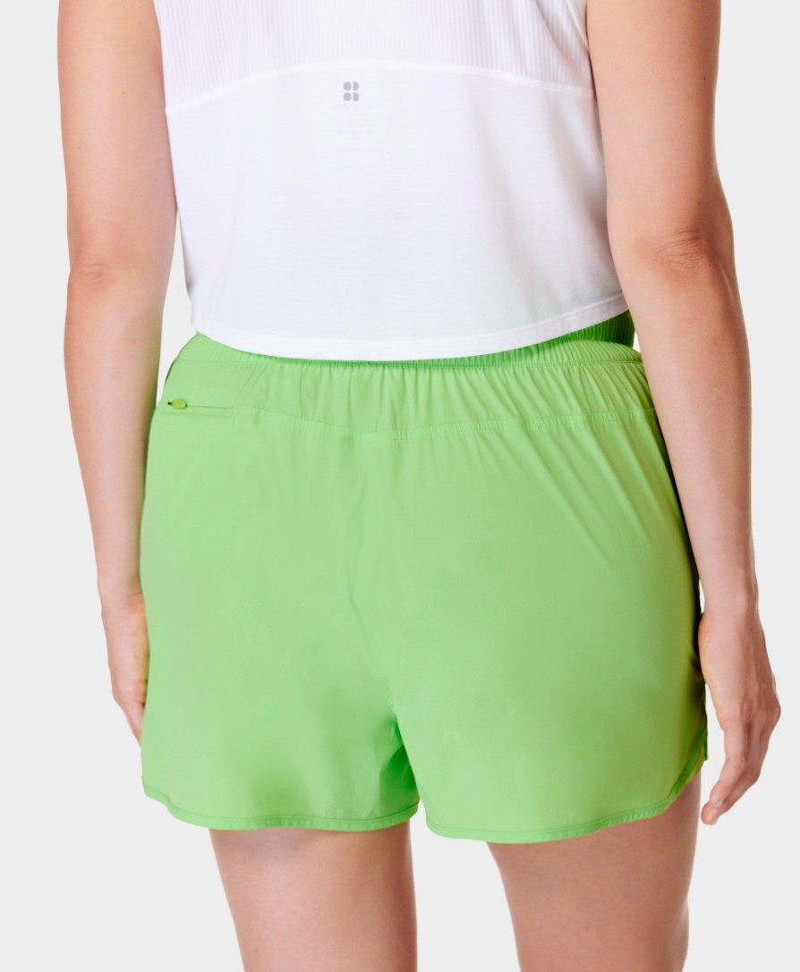 SWEATY BETTY Pants & Shorts | Relay Unlined Shell Shorts Sb8805 Zest-Green