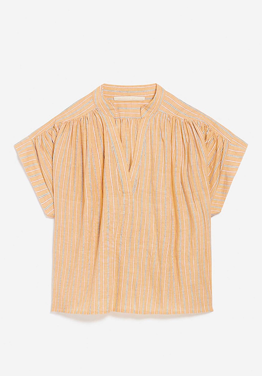 VANESSA BRUNO Tops & Shirts | Blouse Cory 4Eva10-V09005 Sand