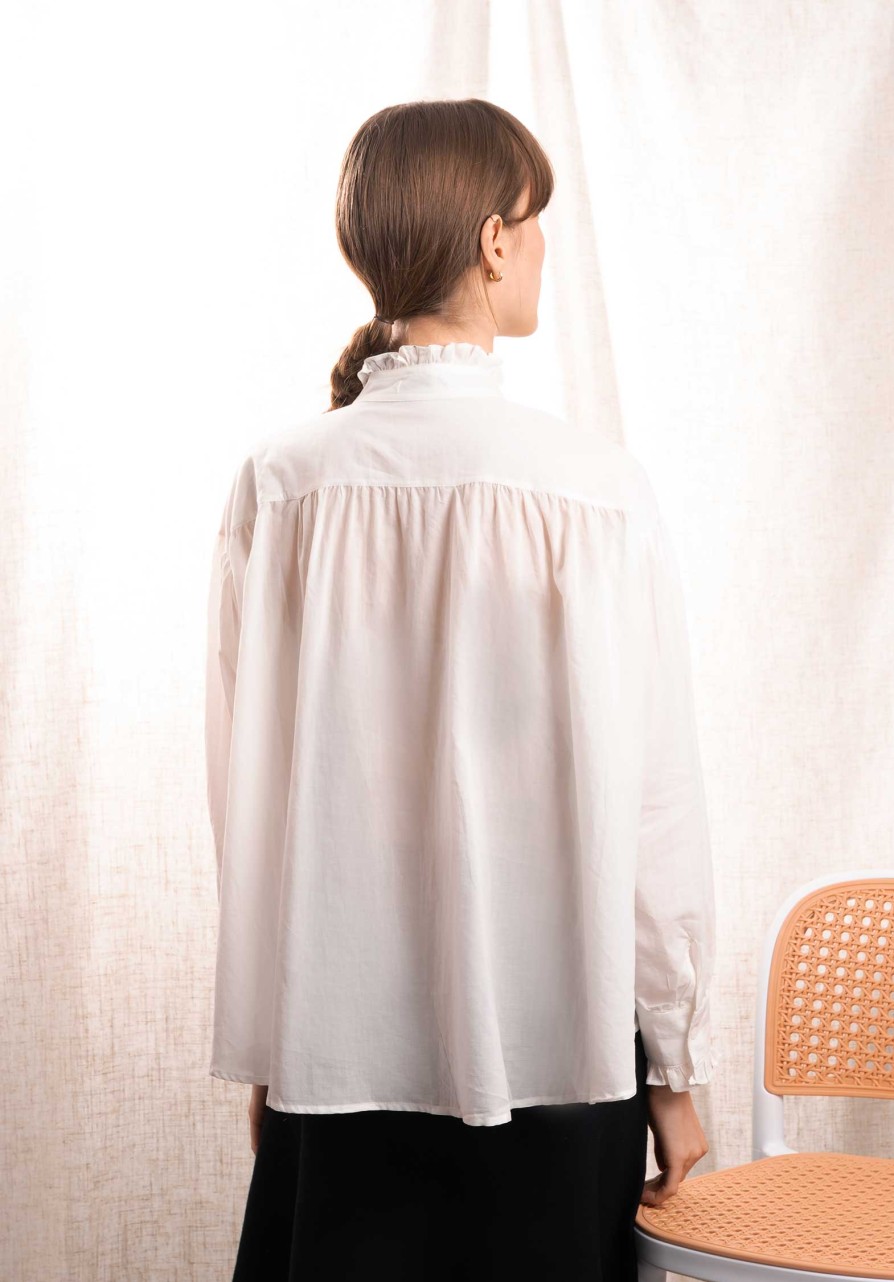 CLEMENCE Tops & Shirts | Blouse 828 Off-White