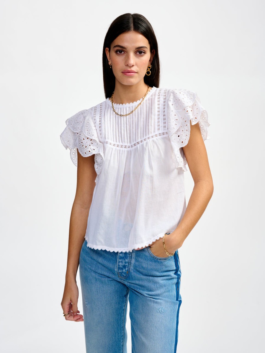 BELLEROSE Tops & Shirts | Blouse Hudalla P1671 White