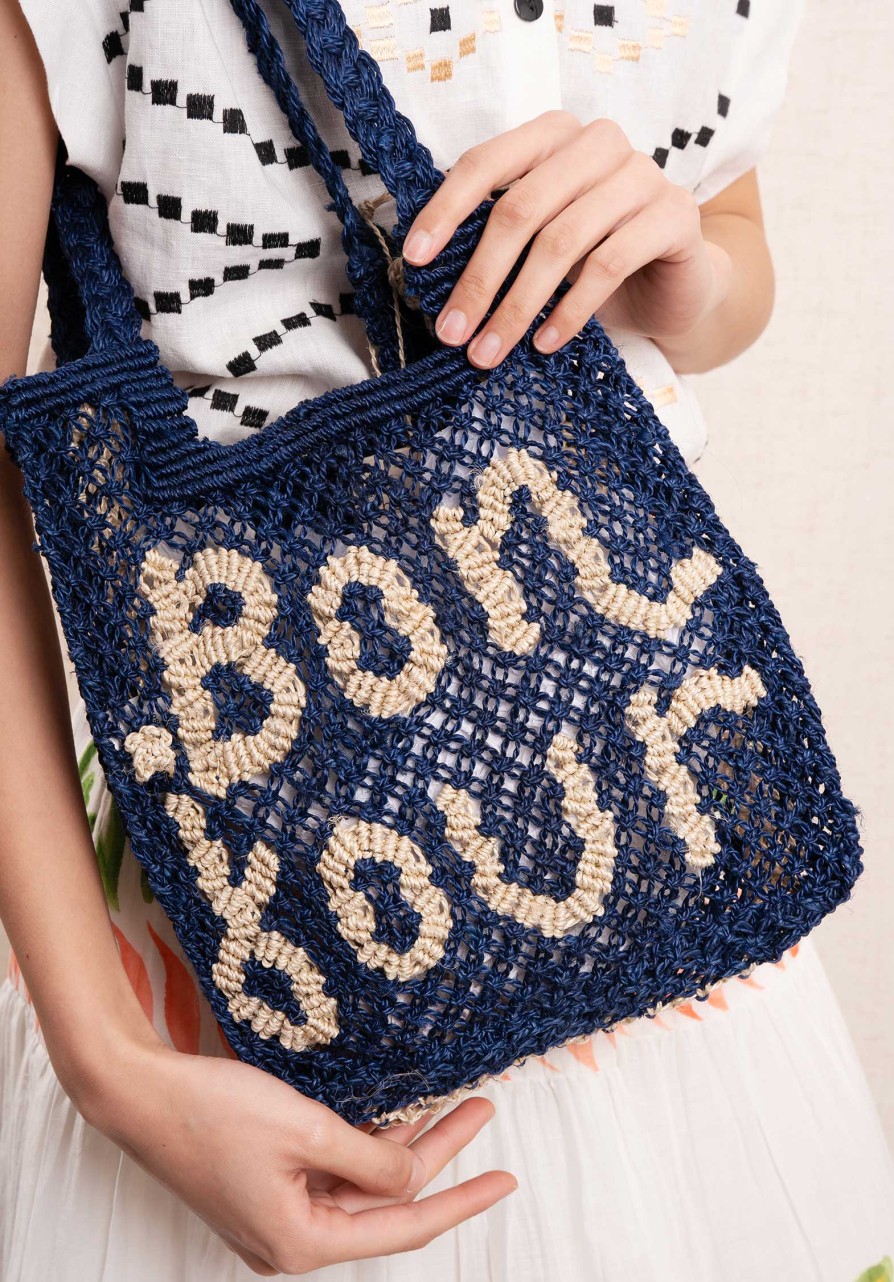 THE JACKSONS All Bags | Bag Stellina Bonjour Indigo