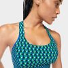 SWEATY BETTY Underwear | Power Medium Support Sports Br Sb8993Ca Green-Geo-Print